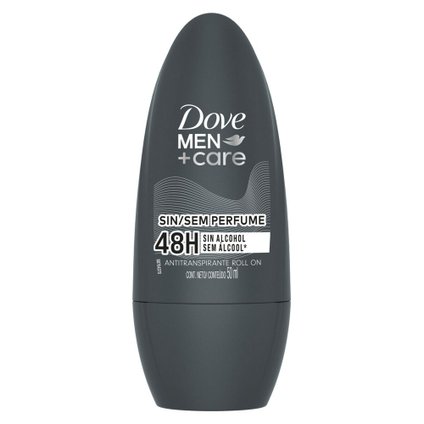 DESODORANTE ROLL-ON DOVE MEN + CARE SEM PERFUME 50ML