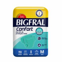 Kit Leve 4 Pague 3 Fralda Bigfral Confort C/8, R$ (12,74 Rs Pr Sp / 12,36 Sc) Cada No Pack