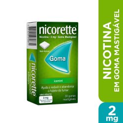 Goma Mastigável Nicorette Icemint 2mg 30 Unidades