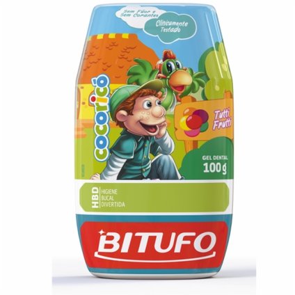 GEL DENTAL BITUFO COCORICO TUTTI-FRUTTI 100G