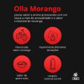 PRESERVATIVO OLLA LUBRIFICADO MORANGO COM 6