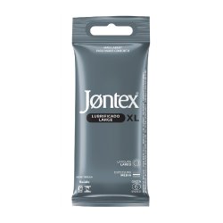 Preservativo Jontex Xl Lubrificado Com 6 Unidades