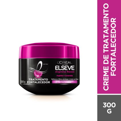 CREME DE TRATAMENTO ELSEVE ARGININA RESIST X3 300G