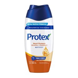 Sabonete Líquido Antibacteriano Para Corpo Protex Nutri Protect Vitamina E 250ml