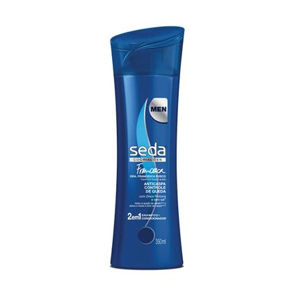 SHAMPOO SEDA ANTI CASPA 2X1 CONTROLE QUEDA 350ML