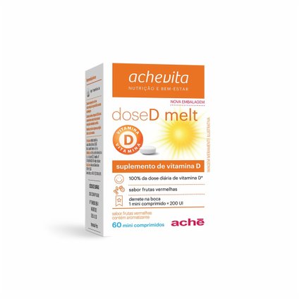 DOSE D MELT 200UI 60 COMPRIMIDOS MASTIGÁVEIS