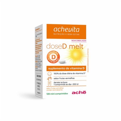 DOSE D MELT 200UI 120 COMPRIMIDOS MASTIGAVEIS