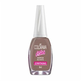 ESMALTE COLORAMA CREMOSO MARROM MUTANTE 8ML