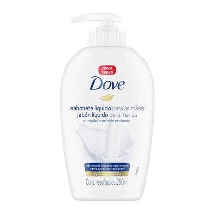 SABONETE LÍQUIDO PARA MÃOS DOVE NUTRIÇÃO PROFUNDA 250ML