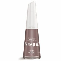 Esmalte Risque Metalizado Cinza Incerto