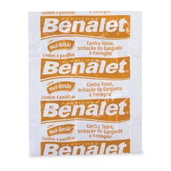 Benalet Bolso Mel E Limão 4 Pastilhas
