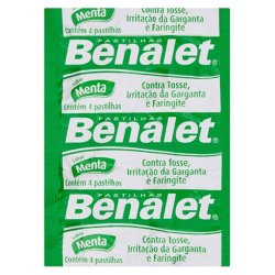 Pastilha Benalet Menta 4 Pastilhas