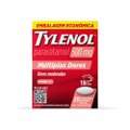 TYLENOL PARACETAMOL 500MG MÚLTIPLAS DORES 20 COMPRIMIDOS
