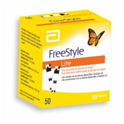 Tiras Freestyle Lite Glicose Com 50 Unidades