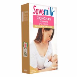 Concha Pos Parto Savemilk Base Flexivel C/2