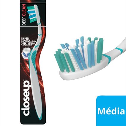 ESCOVA DENTAL CLOSEUP DEEP CLEAN MÉDIA
