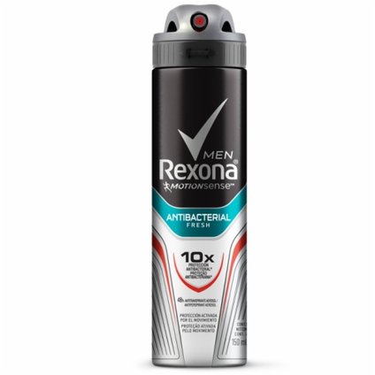 DESODORANTE REXONA MEN ANTIBACTERIANO FRESH AEROSOL 150ML