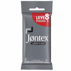 Preservativo Jontex Lubrificado Leve 8 Pague 6