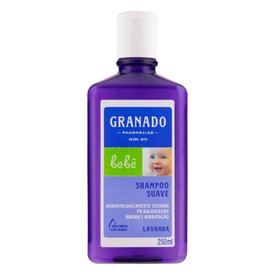 SHAMPOO INFANTIL SUAVE GRANADO BEBÊ LAVANDA 250ML