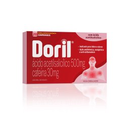 Analgésico Doril 500mg + 30mg 20 Comprimidos