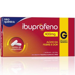 Ibuprofeno 400mg 10 Comprimidos Neoquímica Genérico