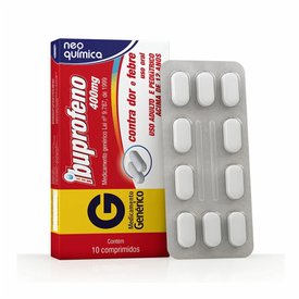 IBUPROFENO 400MG 10 COMPRIMIDOS NEOQUÍMICA GENÉRICO