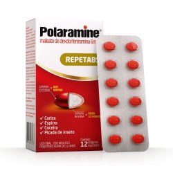 Antialérgico Polaramine 6mg 12 Drágeas
