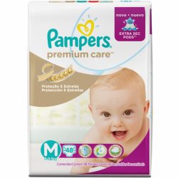 Fralda Pampers Premium Care Tamanho M C/48 Pacote Mega