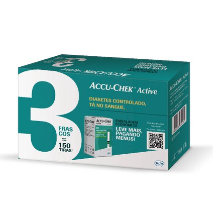 TIRAS REAGENTES ACCU-CHEK ACTIVE ECONOMY PACK 3X50 UNIDADES