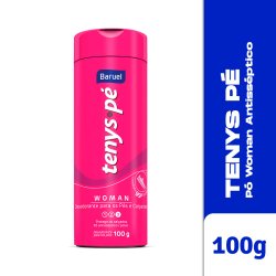 Talco Para Pés Em Pó Tenys Pé Woman 100g