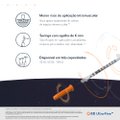 SERINGA PARA INSULINA COM AGULHA BD - 6X0,25MM - 31G - 50UI 0,5ML - 10 UNIDADES