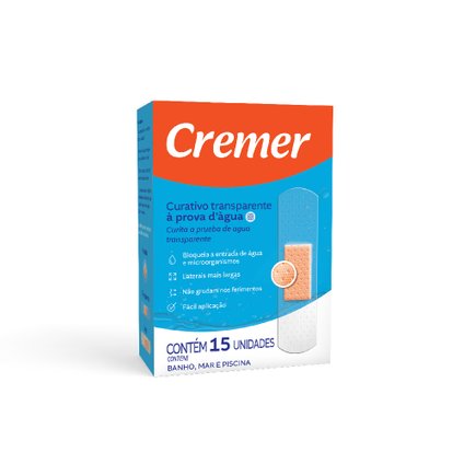 CURATIVO CREMER PROVA D'ÁGUA COM 15 UNIDADES