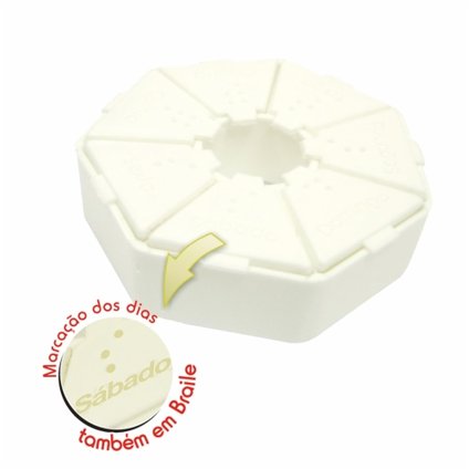 PORTA COMPRIMIDO INCORTERM BRANCO