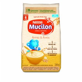 CEREAL INFANTIL MUCILON ARROZ E AVEIA 230G