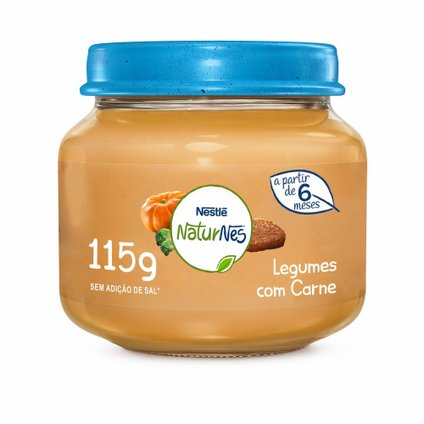 PAPINHA NESTLÉ NATURNES LEGUMES COM CARNE 115G