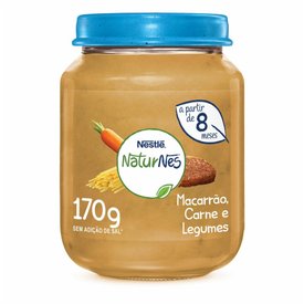 PAPINHA NESTLE MACARRÃO, CARNE E LEGUMES 170G