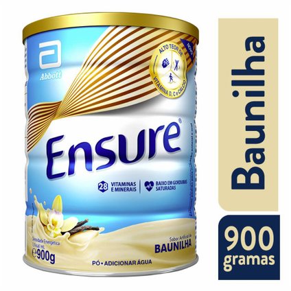 SUPLEMENTO ADULTO ENSURE PÓ SABOR BAUNILHA 900G