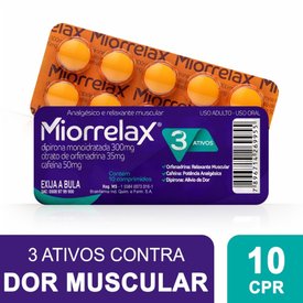 MIORRELAX 10 COMPRIMIDOS