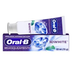 Pasta De Dente Oral-b 3d White Branqueadora, 1 Un, 70 G