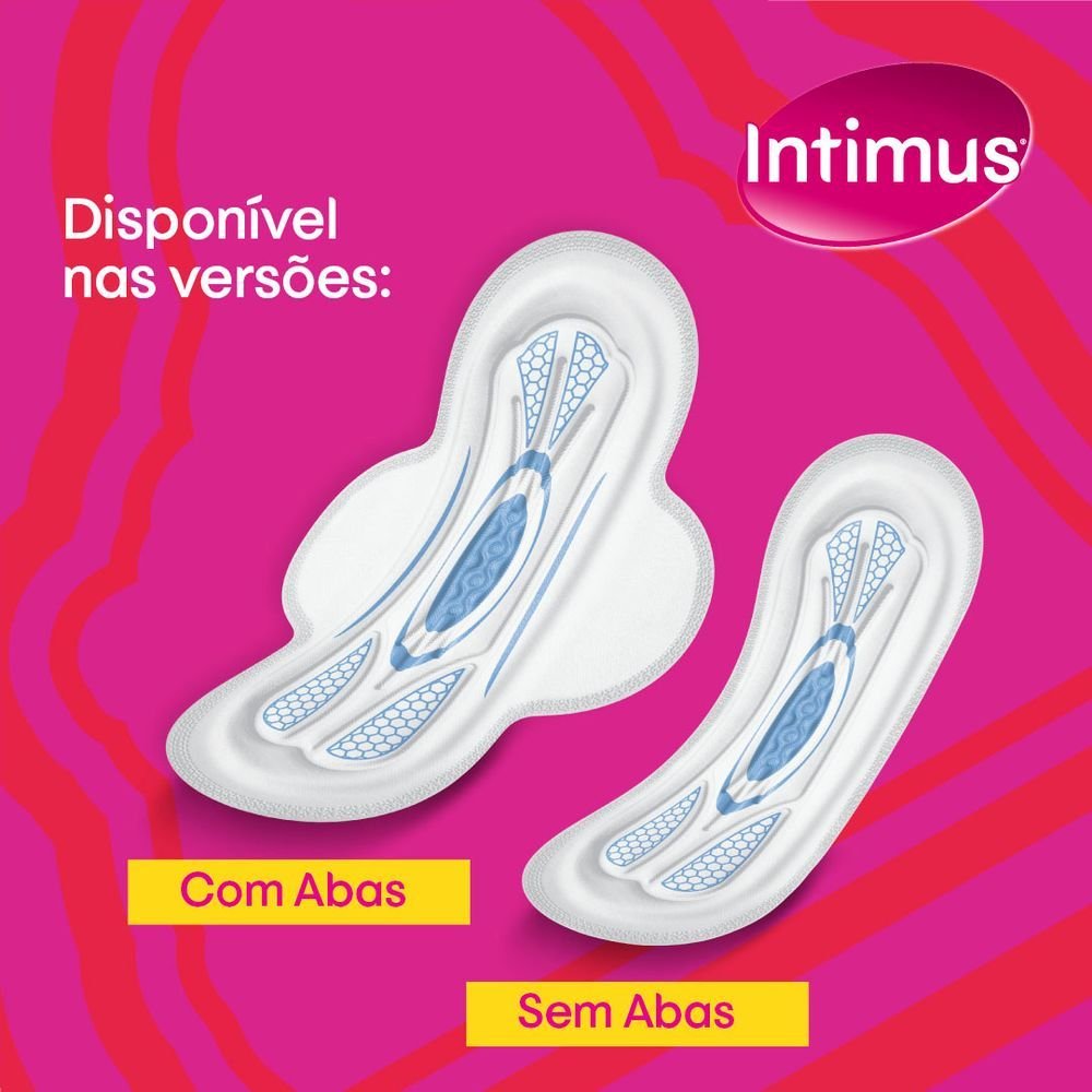 ABSORVENTE EXTERNO INTIMUS SUAVE COM ABAS 16 UNIDADES
