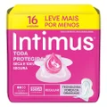 ABSORVENTE INTIMUS TODA PROTEGIDA DIA COBERTURA SECA COM ABAS 16 UNIDADES
