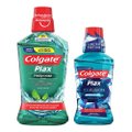 PROMO ENXAGUANTE BUCAL COLGATE PLAX FRESH MINT 500ML + PLAX ICE FUSION 250ML LEVE MAIS PAGUE MENOS