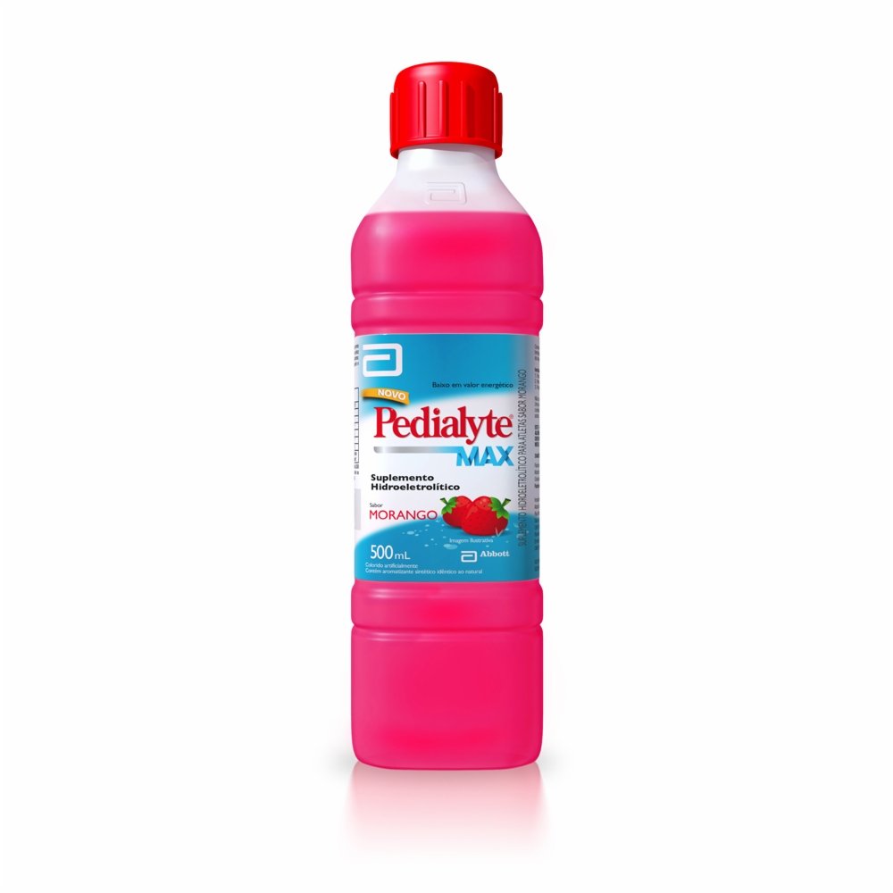 Reidratante Pedialyte Max Morango 500ml