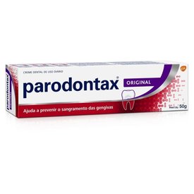 CREME DENTAL PARODONTAX ORIGINAL PARA PREVENÇÃO DO SANGRAMENTO DAS GENGIVAS 50G