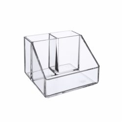 Porta Cosmeticos 3 Divisorias Beaute Coza Cristal