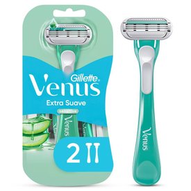 APARELHO DE DEPILAÇÃO DESCARTÁVEL GILLETTE VENUS EXTRA SUAVE SENSITIVE, 2 UNIDADES