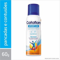 Cataflam Aerossol Sport Ice Analgésico Para Alívio Da Dor, Inchaço E Vermelhidão Spray Com 60g