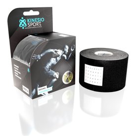 BANDAGEM ELÁSTICA KINESIO SPORT PRETA