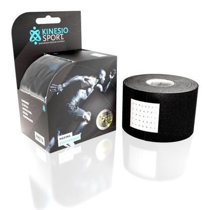 BANDAGEM ELÁSTICA KINESIO SPORT PRETA