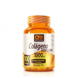 COLÁGENO HIDROLISADO 1000MG OH2 NUTRITION 100 TABLETES